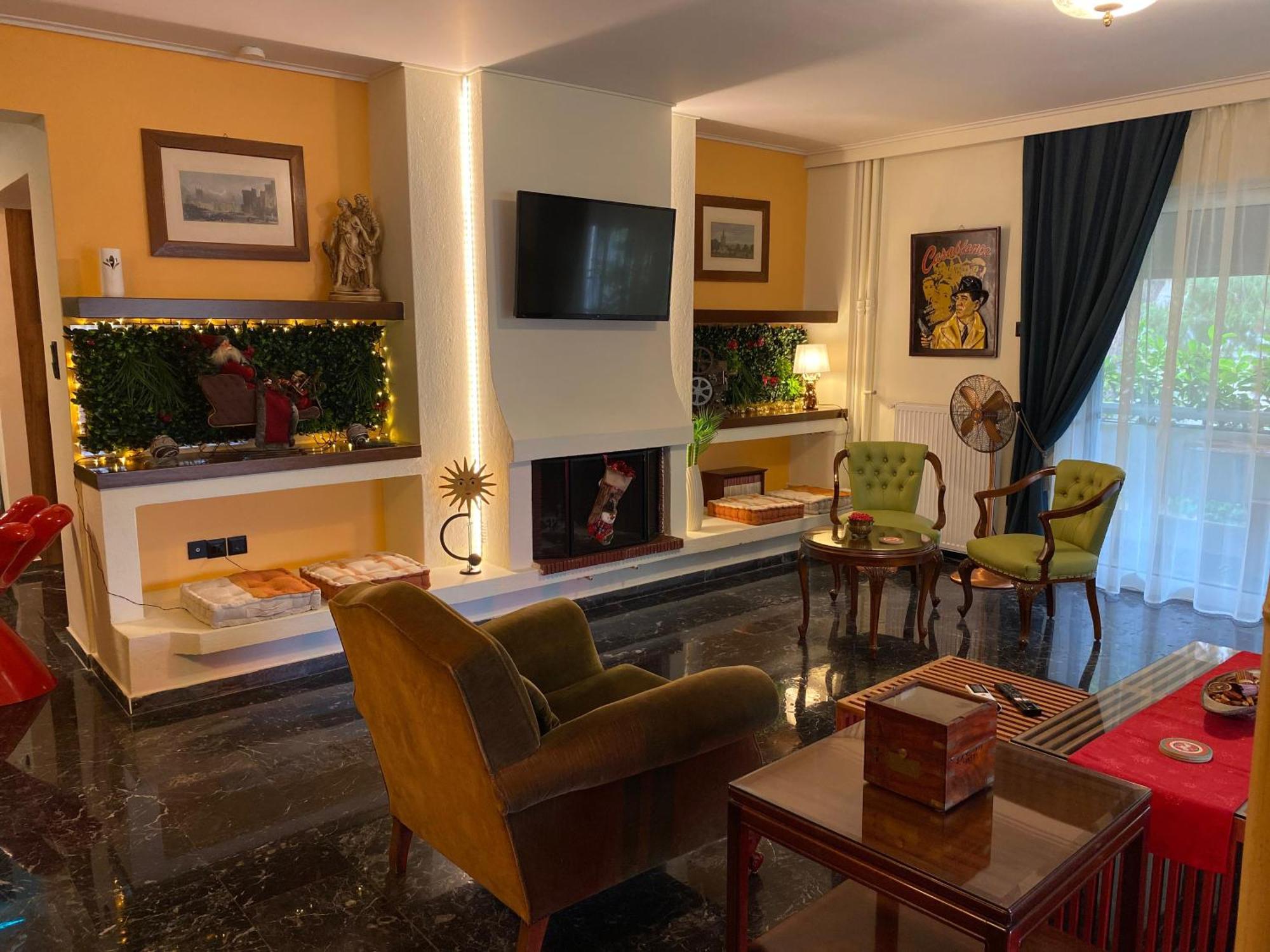 Apartamento Sarakin'S Mansion Luxury Retreat Atenas Exterior foto